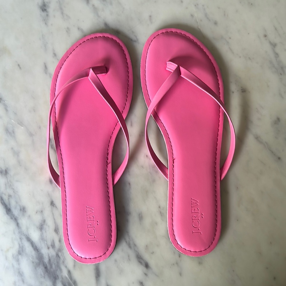 J. Crew Pink Flip Flops